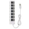 HUB USB 2.0 con 7 puertos con interruptor