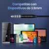 Audífonos manos libres Negros Jack 3.5 mm 1hora - Imagen 7