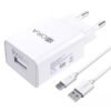 Cargador con cable micro USB carga rápida 1hora
