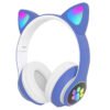 Audífonos inalambricos Bluetooth Cat Me-1 con luces Led
