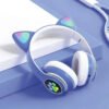 Audífonos inalambricos Bluetooth Cat Me-1 con luces Led - Imagen 3