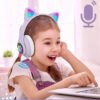Audífonos inalambricos Bluetooth Cat Me-1 con luces Led - Imagen 8