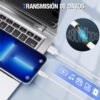 Cable de iPhone USB a Lightning 2.1A - 1Hora - Imagen 3
