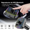 Reproductor MP3 Transmisor FM Bluetooth para Auto con Cargador USB Tasbel - Imagen 5