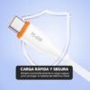 Cable USB-C a USB-C Vidvie CB4031C&C 1 metro - Imagen 7