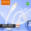 Cable USB-C a USB-C Vidvie CB4031C&C 1 metro - Imagen 8