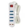 Alargador 4 Tomas 2 Usb 150cm Cable Extensión Zapatilla