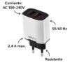 Cargador Vidvie CE02 2 Puertos USB 2.4A con Cable 1m - Imagen 6