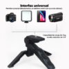 Kit de grabación de video AY-49 con luz micrófono y trípode - Imagen 6