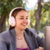 Audifonos Bluetooth Inalambricos Blik Soul250 Rosados - Imagen 3