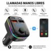 Transmisor FM Bluetooth Auto MP3 USB Carga Rápida - Imagen 5
