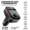 Transmisor FM Bluetooth Auto MP3 USB Carga Rápida - Imagen 2