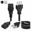 Cable de poder 1.5 Metros C13 3 Pin - Imagen 3