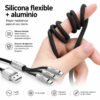 Cable USB 3 en 1 Tipo-C, Lightning y Micro USB 1.2M - Imagen 4