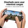 Cable USB a USB-C en L 90° Nylon Trenzado 3A 1.2M - Imagen 4