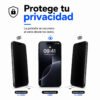 Lámina Hidrógel Mate Antiespía para iPhone desde 6S hasta 17 Pro Max | Corte Personalizado - Imagen 2
