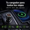 Cargador de telefono para Auto USB-C PD + USB QC 3.0 20W - Imagen 9