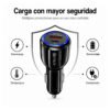Cargador dual de telefono para Auto 38W USB-C PD 20W + USB QC 3.0 - Imagen 7