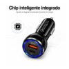 Cargador dual de telefono para Auto 38W USB-C PD 20W + USB QC 3.0 - Imagen 6
