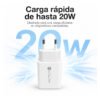 Adaptador de Carga Rápida 20W PD + QC 3.0 USB-C y USB-A - Imagen 3
