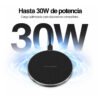 Cargador Magnético Inalámbrico 30W USB - Imagen 2