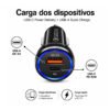 Cargador dual de telefono para Auto 38W USB-C PD 20W + USB QC 3.0 - Imagen 3