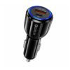 Cargador dual de telefono para Auto 38W USB-C PD 20W + USB QC 3.0