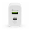 Adaptador de Carga Rápida 20W PD + QC 3.0 USB-C y USB-A - Imagen 2